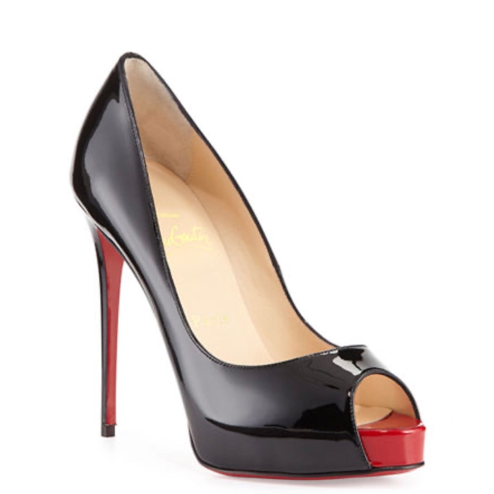 Louboutins! Very Prive Patent Red Sole Pump